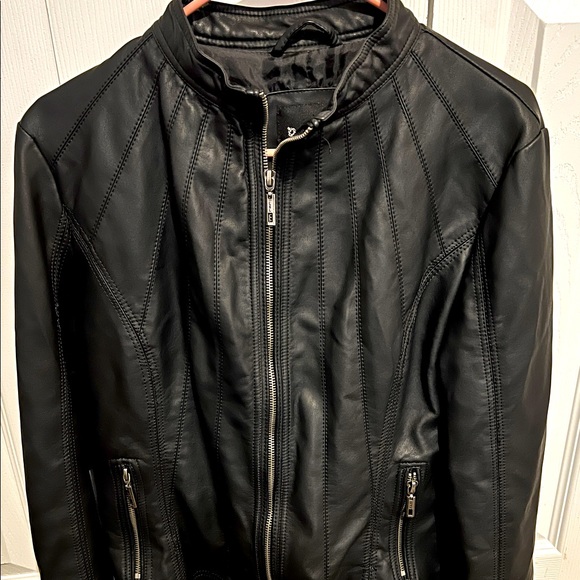 Lock & Love Faux leather biker jacket - Picture 1 of 3